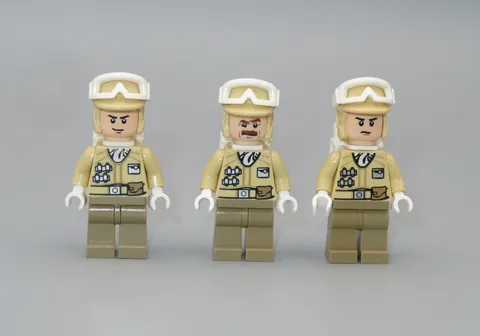 LEGO Star Wars lot Hoth Rebel Troopers backpack minifigure 8083 9509 8129 75014