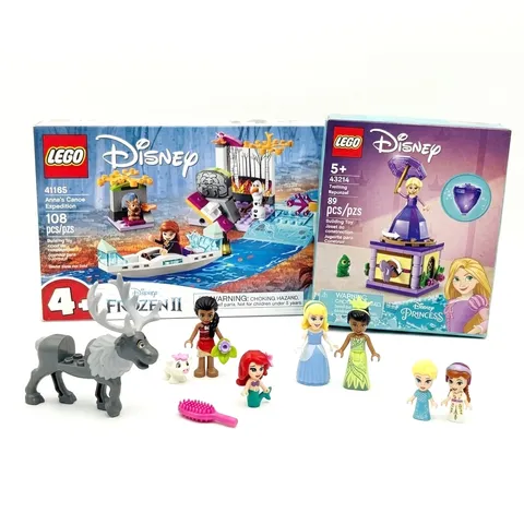Lego Disney Princess Minifigure & Sets Lot Frozen Rapunzel Moana Cinderella