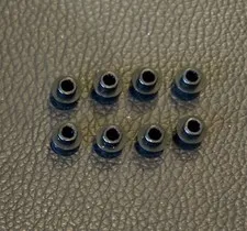 LEGO 1x1 Lot 8 Black Plate Round Open Stud 6168646 Brick 28626