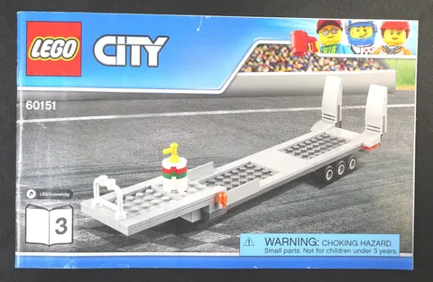 Lego CITY INSTRUCTION GUIDE Manual 60151 Book 3