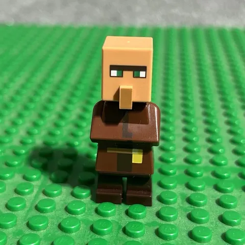 Lego Minecraft Villager Reddish Brown Minifigure 21138 21128