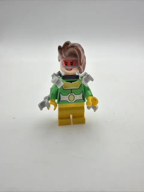 LEGO Marvel Super Heroes Olivia Octopus Doc Ock Minifigure Green Yellow