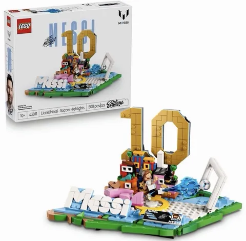 LEGO Lionel Messi Soccer Highlights 43011 Limited Edition Set 500pcs Ages 10+