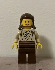 lego star wars qui gon jinn minifigure (7101) 