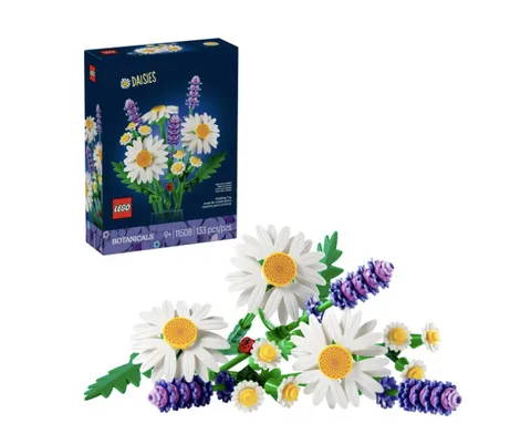 LEGO Botanicals Daisies Building Set 11508 Flower Decor Toy Ages 9+