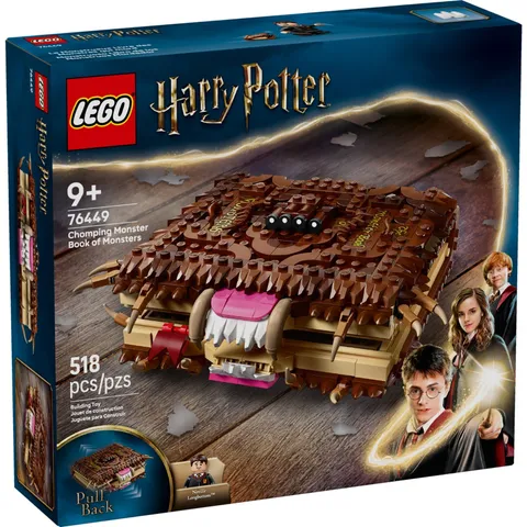 LEGO Harry Potter Chomping Monster Book of Monsters Kids Toy - Pretend Play Set