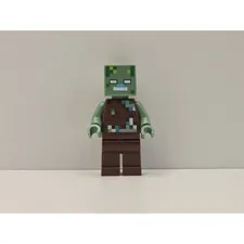 LEGO Minecraft Drowned Zombie Minifigure min088 New Genuine Mob Character