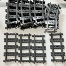 LEGO Train Tracks 14 pcs 53400 Curved + 4 pcs 17275 Straight Tracks