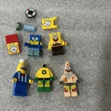 LEGO SpongeBob SquarePants Minifigure Lot Patrick Plankton ice cream vendor 