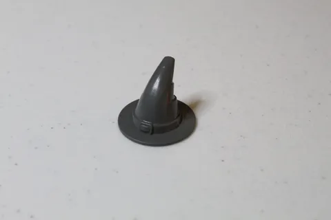 LEGO Dark Bluish Gray Minifigure Hat Headgear Wizard Witch Piece