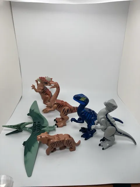 Lego Jurassic Park Jurassic World Dinosaurs And Animal Figures Lot Of 6
