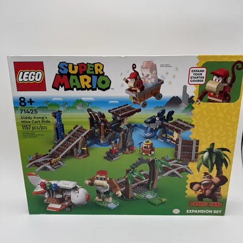LEGO Super Mario: Diddy Kong's Mine Cart Ride Expansion Set (71425) Sealed
