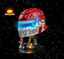 BS -GC Light kit for Lego Scuderia Ferrari HP Charles Leclerc Helmet 43014 (NEW)