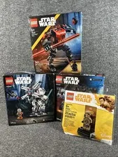 LEGO Star Wars Lot Han Solo Mudtrooper Vader Luke Maul Mechs Sealed NIB Bundle