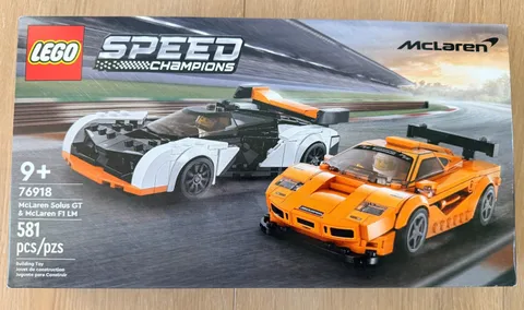 LEGO Speed Champions: Mclaren Solus GT & Mclaren F1 LM - Set 76918 - Brand New