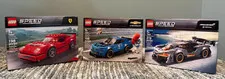LEGO Speed Champions Lot - 75890, 75891, 75892 - New/Sealed/Retired
