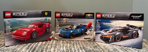 LEGO Speed Champions Lot - 75890, 75891, 75892 - New/Sealed/Retired