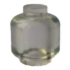 LEGO Trans-Clear Minifigure, Head (Plain) - Solid Stud, Vintage inv.617
