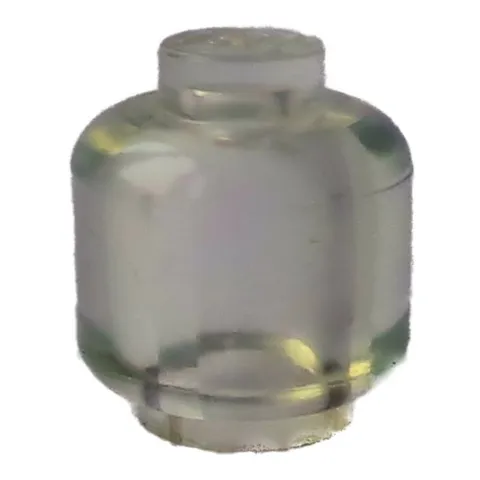 LEGO Trans-Clear Minifigure, Head (Plain) - Solid Stud, Vintage inv.617