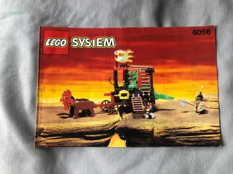 lego 6056 manual instructions only in good condition complete