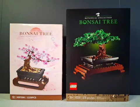 Small LEGO Bonsai Tree LOT 10281 878 pcs Set Age 18+ Plus 1 Off-brand Set