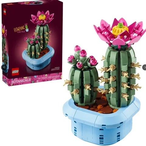 LEGO Botanicals Flowering Cactus Building Toy - Crafting Kit 11509