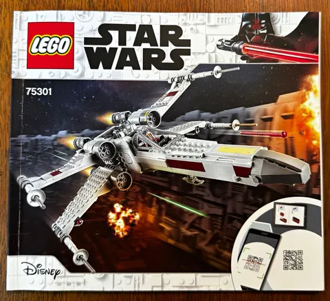 LEGO Star Wars 75301 Luke Skywalker X-Wing Fighter 474pcs Retired Complete