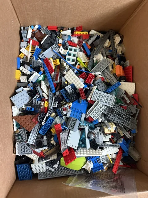 9-10 Pound Lego Bulk Lot, Random Pieces, Building Blocks, Different Colors