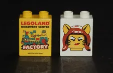 2 Legoland Collector Bricks Blocks Duplo Discovery Center California 2015 & 2022