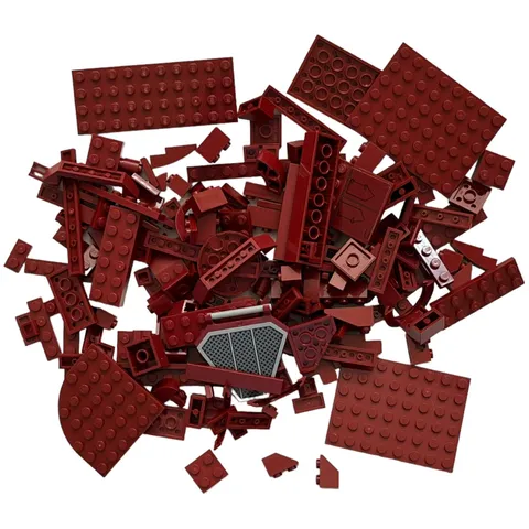 LEGO LOT ASSORTED REDDISH BROWN Bricks Parts and Specialty Pieces 5.6 OZ