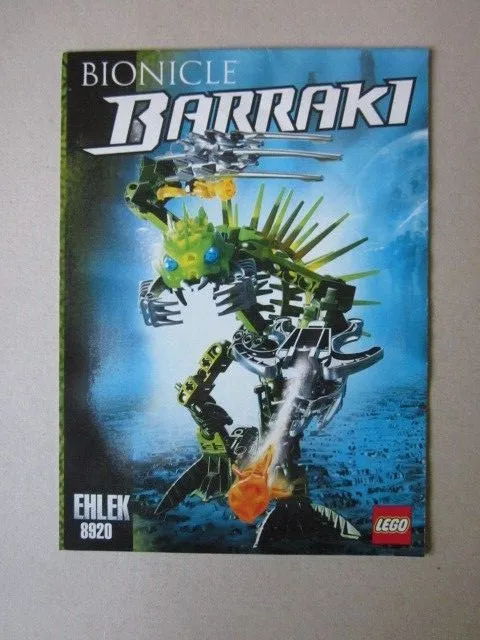 Lego Building Instructions Bionicle Barraki 8920