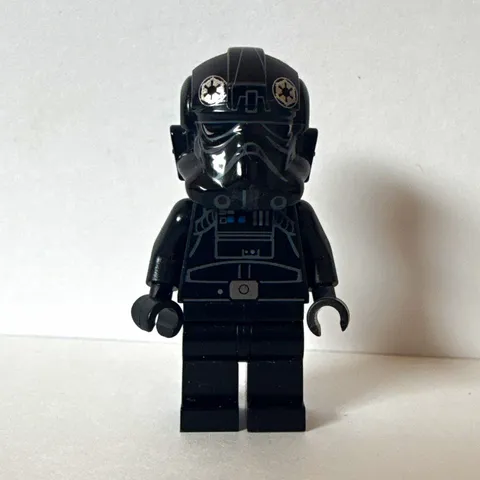 LEGO Star Wars Minifigure- TIE Fighter Pilot with Black Helmet Plastic Figure