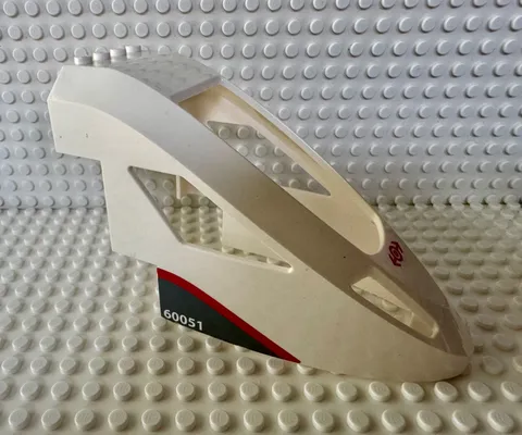 LEGO Train Front 6 x 14 x 7 1/3 with Red Train Logo on Front 15536pb01