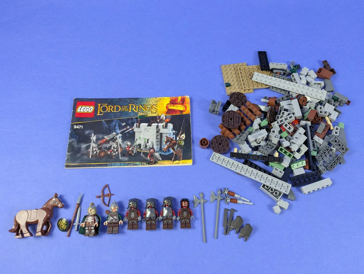 LEGO The Hobbit and The Lord of the Rings Uruk-hai Army 9471 Complete Pre-Owned