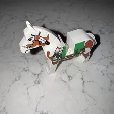 LEGO Minifigure Animal Western Indian White Painted Horse 6748 6718 6763 6766