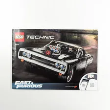 New LEGO Technic Dom's Dodge Charger Fast & Furious 42111 BOOKLET ONLY
