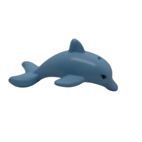 LEGO Minifig Friends Dolphin Jumping Bright Light Blue Animal Figure Marine Fish