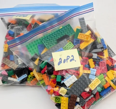 LEGO Bulk Basic Bricks Lot Assorted Colors & Sizes Clean Genuine Lego Building