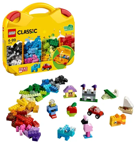 LEGO Classic Creative Suitcase 10713 - Includes Sorting One Size, Multicolor