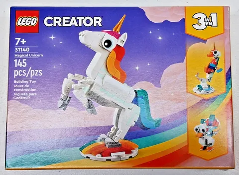LEGO Creator 3 in 1 Magical Unicorn 31140 Brand New Sealed Damaged Box