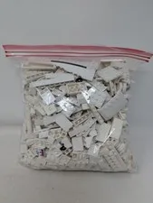 LEGO Bricks Bulk Lot - WHITE - Gallon Size Bag Full