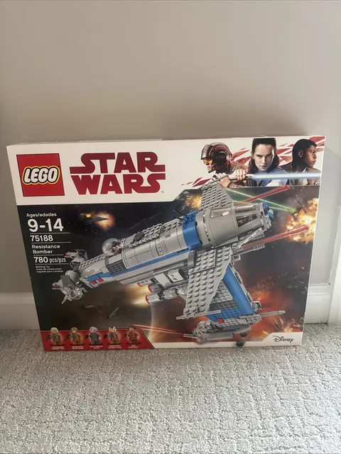 LEGO Star Wars 75188 Resistance Bomber The Last Jedi Set NIB Fast Shipping