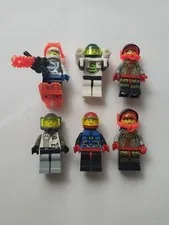 Lego Vintage Space Minifigure Lot Of 6