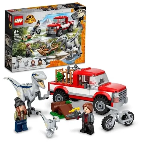 Lego Jurassic World: Lure the Velociraptors Out - Blue and Beta Toy Prezent