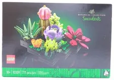 LEGO Botanicals Succulents - Artificial Indoor Plant Building Set for Home, Kitc