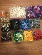 Mixed Lot of Legos Sorted by Color - over 6 pounds