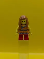 Child Girl twn161 Orange Top City Minifigure Lego