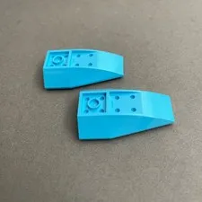 Lego 43713 Aqua Blue Replacement Parts Pieces Lot of 2