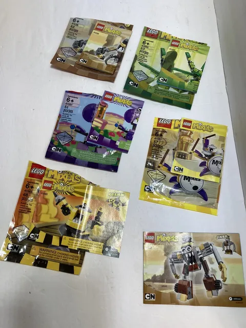 Lego Mixels 6Manual 41536 GOX  41545 KRAMM 41551 SNAX 41561 Tapsy 41550 SLUSHO +