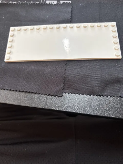 Lego Plate 6 x 16 Modified Tile with Studs (6205) - White